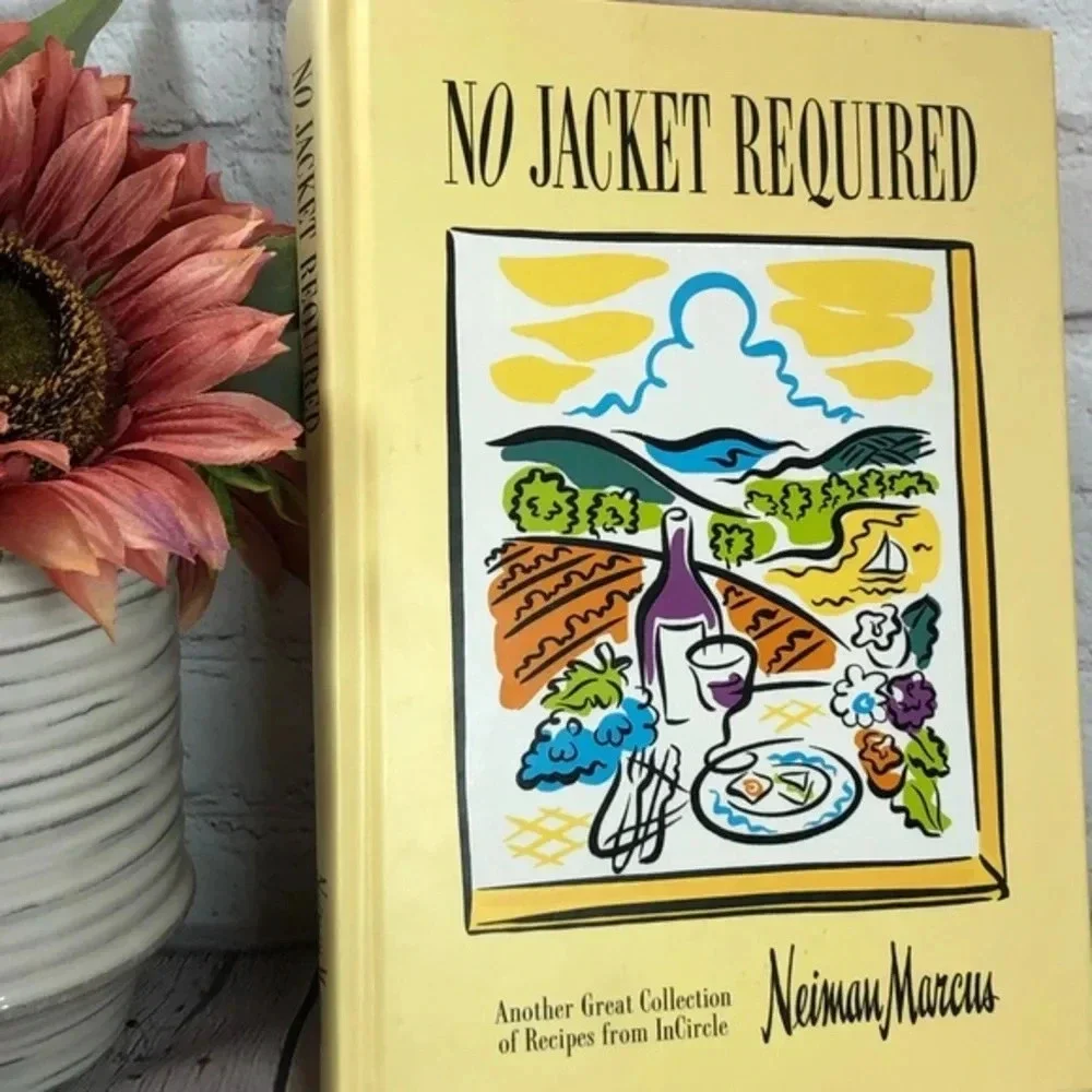 1995 Vintage NO JACKET REQUIRED cook book neiman marcus